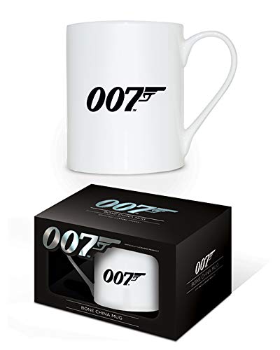 Pyramid International mgbc23559 James Bond (007 Logo) Porcelana Taza, cerámica, Multicolor, 12,5 x 8,5 x 9 cm