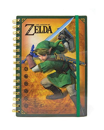 Pyramid The Legend Of Zelda - Spiral Notebook 3D Link