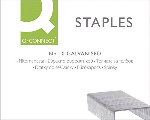 Q-Connect KF01281 Grapas N, 10 -Caja De 1000 Q-Connect KF01281 Grapas N, 10 -Caja De 1000