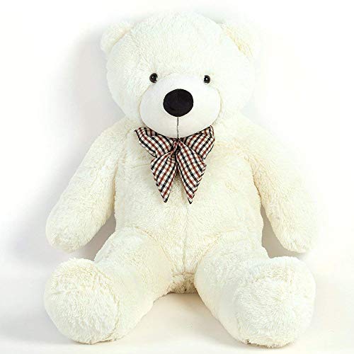 QIANGUANG Almohada Gigante Oso de Peluche Oso de Peluche Grande de XXL (Blanco)