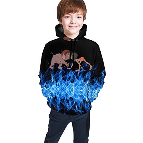 qinhuang Sudadera con Capucha para Adolescentes Sudadera con Capucha con cordón niñas Jungle-Book'S Mowgli Elephant Humorous Hooded S qinhuang Sudadera con Capucha para Adolescentes Sudadera con Capucha con cordón niñas Jungle-Book'S Mowgli Elephant Humorous Hooded S
