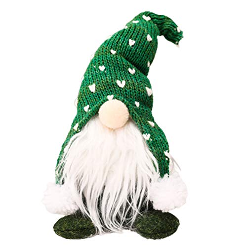 QoFina Muñeca navideña Elfos navideños, Figuras de Elfos suecos 2020, muñecos de Santa sin Rostro de Felpa GNOME de Navidad Linda Figura de Elfos navideños