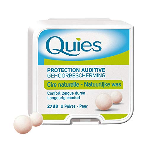 Quies Tapones tapón para los oídos Cera Natural, 8-pairs Quies Tapones tapón para los oídos Cera Natural, 8-pairs