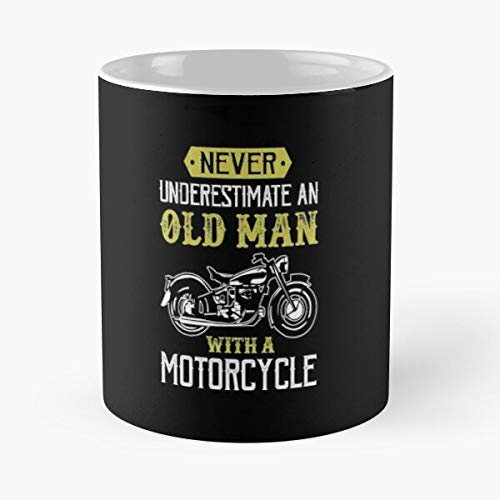 Quote For Motorcycle Rider Classic Mug -11 Oz Coffee - Funny Sophisticated Design Great Gifts White-situen.