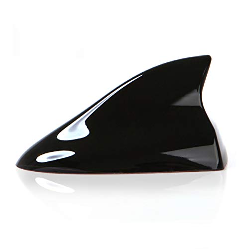 Ramble - Antena de aleta de tiburón para coche en color negro para señal de radio, accesorios de antena para Nissan X-Trail T32 T31 T30 (estilo reforzado), color negro Ramble - Antena de aleta de tiburón para coche en color negro para señal de radio, accesorios de antena para Nissan X-Trail T32 T31 T30 (estilo reforzado), color negro