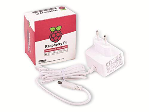 RASPBERRY fuente de alimentacion USB-C 5.1V 3A - blanco - para raspberry Pi 4 modelo B (1873421)