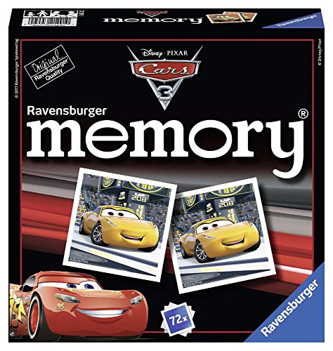 Ravensburger Memory, Cars 3 (21291) , Modelos/colores Surtidos, 1 Unidad