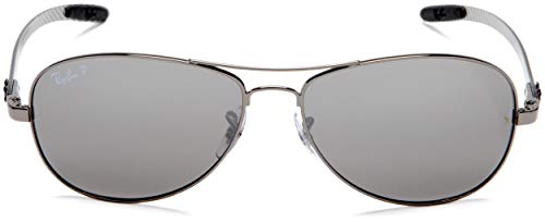 RAY-BAN Gafas de sol para hombre 8301 SOLE004 / N8, gris (montura: vidrio de bronce: gris polarizado 004 / N8), grande (tamaño del fabricante: 59) RAY-BAN Gafas de sol para hombre 8301 SOLE004 / N8, gris (montura: vidrio de bronce: gris polarizado 004 / N8), grande (tamaño del fabricante: 59)