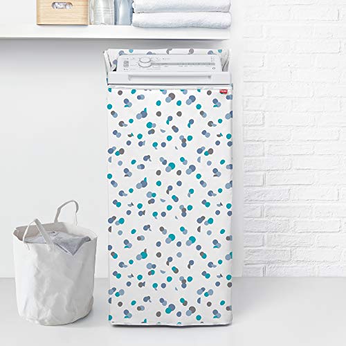 Rayen Medium Carga Frontal Secadora con Cremallera | Funda Lavadora Impermeable | 84 x 45 x 65 cm | Material PVA, Blanco-Azul Rayen Medium Carga Frontal Secadora con Cremallera | Funda Lavadora Impermeable | 84 x 45 x 65 cm | Material PVA, Blanco-Azul