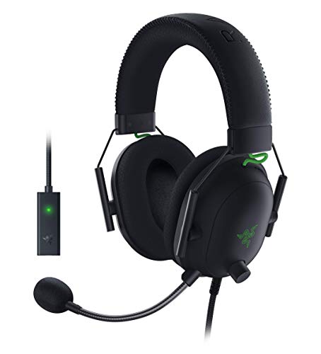 Razer BlackShark V2 Auriculares con Tarjeta de Sonido USB, Auriculares para Juegos Esports, Cable con Controlador de 50 mm, Reducción de Ruido, para PC, Mac, PS4, Xbox One y Switch Razer BlackShark V2 Auriculares con Tarjeta de Sonido USB, Auriculares para Juegos Esports, Cable con Controlador de 50 mm, Reducción de Ruido, para PC, Mac, PS4, Xbox One y Switch