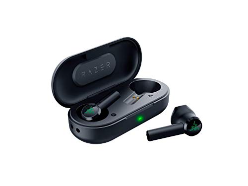 Razer Hammerhead True Wireless Auriculares Bluetooth 5.0, Earbuds Inalámbrico con Conexión de Latencia Baja, Diafragmas Optimizados de 13 mm e Bajos Aumentados, Color Negro