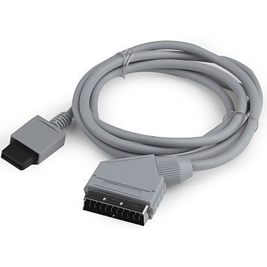 Real RGB Scart Cable cuerda del plomo para Nintendo Wii & Wii U PAL
