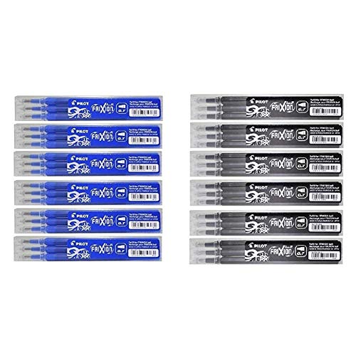 Recambios para bolígrafos Pilot Azul Frixion - Punta redonda Borrable + Negro Clicker Retráctil Fino Punta redonda Borrable, Recambios Para Bolígrafos Tinta BLS-FR7 Recambios para bolígrafos Pilot Azul Frixion - Punta redonda Borrable + Negro Clicker Retráctil Fino Punta redonda Borrable, Recambios Para Bolígrafos Tinta BLS-FR7