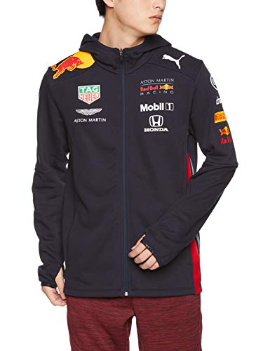 Red Bull Racing Aston Martin Team Hoody 2019, L suéter, Azul (Navy Navy), Large para Hombre