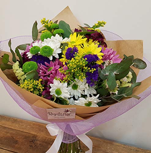 REGALAUNAFLOR-Ramo de flores multicolor-FLORES FRESCAS-ENVIO EN 24 HORAS DE LUNES A SABADO. REGALAUNAFLOR-Ramo de flores multicolor-FLORES FRESCAS-ENVIO EN 24 HORAS DE LUNES A SABADO.