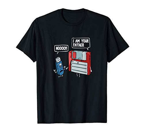 Regalo de disquete y unidad flash USB para un nerd Camiseta Regalo de disquete y unidad flash USB para un nerd Camiseta