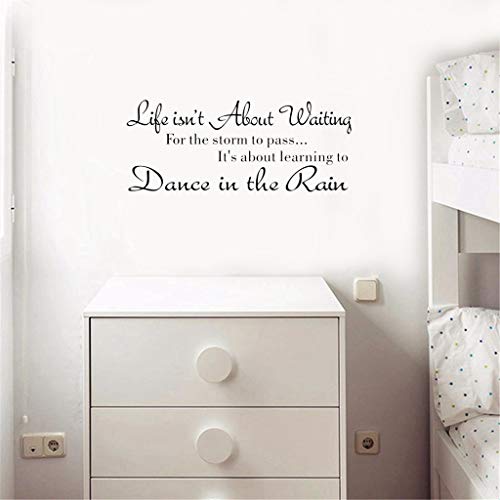 reina del baile La vida no se trata de esperar bailar en la lluvia para la sala de estar para el dormitorio