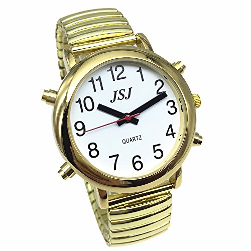 Reloj Parlante en Español para Ciegos, Niños, y Los Ancianos, Dorado Reloj Parlante en Español para Ciegos, Niños, y Los Ancianos, Dorado