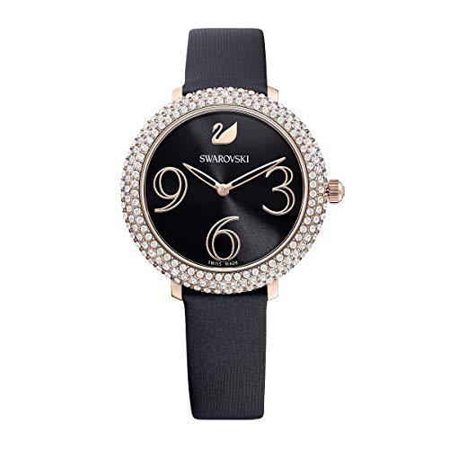 Reloj Swarovski 5484058 Crystal Frost LS Blk/Blk/Pro, Negro con Brillantes