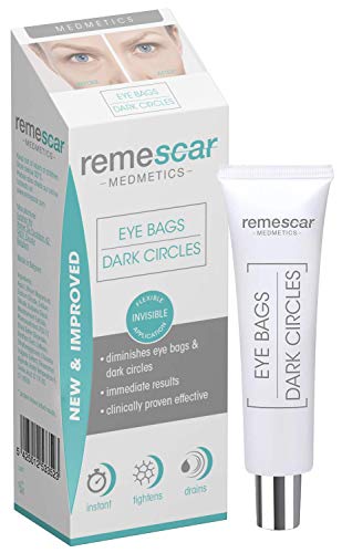 Remescar - Remescar Fórmula Nueva y Mejorada Bolsas y ojeras 2 - Crema para las bolsas de los ojos - Corrector de ojeras - Elimina las bolsas - Tratamiento instantáneo para bolsas de ojos