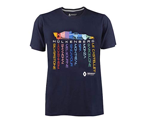 Renault F1 Team Nico Hülkenberg - Camiseta para hombre, talla M, color azul marino Renault F1 Team Nico Hülkenberg - Camiseta para hombre, talla M, color azul marino
