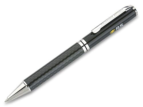 Renault Sport – Bolígrafo retráctil – Licencia oficial – Edición 2019 – Metal cromado negro – anillo plateado – Tinta azul Renault Sport – Bolígrafo retráctil – Licencia oficial – Edición 2019 – Metal cromado negro – anillo plateado – Tinta azul