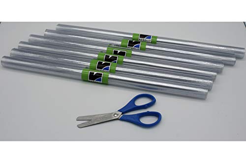 Renolit Lote 6 Forra Libros Rollo Autoadherente 0.35 mm x 2 Metros. Film Muy Transparente + 1 Tijera Escolar Maped Start 13 cm Color Surtido al Azar. Renolit Lote 6 Forra Libros Rollo Autoadherente 0.35 mm x 2 Metros. Film Muy Transparente + 1 Tijera Escolar Maped Start 13 cm Color Surtido al Azar.