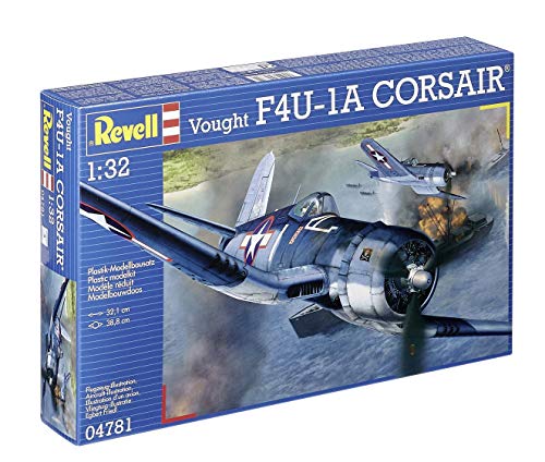 Revell - Maqueta Vought F4U-1A Corsair, escala 1:32 (04781) Revell - Maqueta Vought F4U-1A Corsair, escala 1:32 (04781)