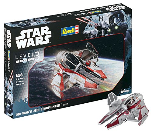 Revell Star Wars OBI Wan's Jedi Starfighter, Kit modele, Escala 1:58 (03607)