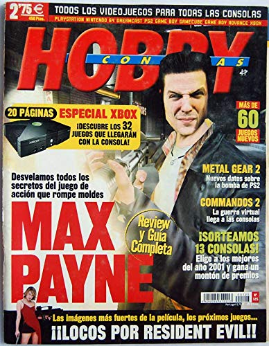 Revista Hobby Consolas Nº 125. Max Payne