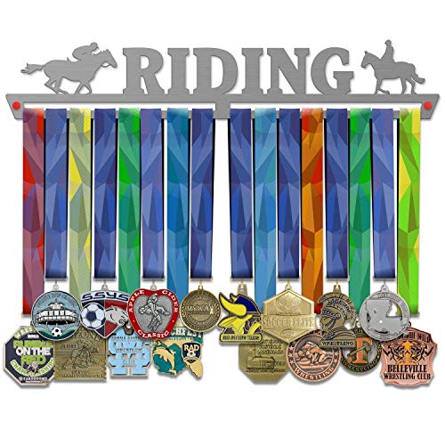 Riding Medal Hanger Display | Sports Medal Hangers | Stainless Steel Medal Display | by VictoryHangers - The Best Gift For Champions !