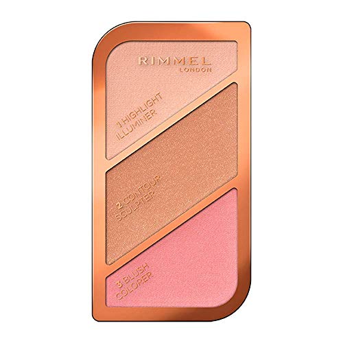 Rimmel London Kate Sculpting Palette Paleta de Maquillaje Tono 1 Golden Sands, 18,5 g