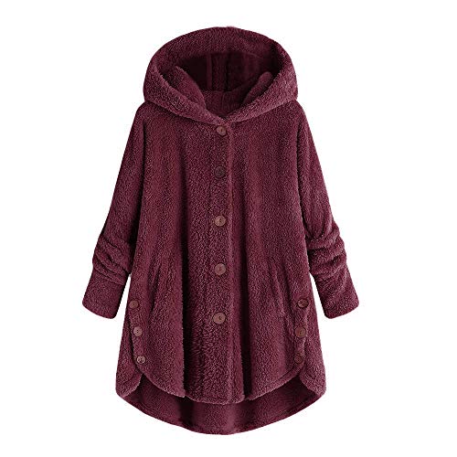 riou Mujer Sudadera con Capucha para Mujer tamaño Grande suéter para Mujer otoño e Invierno Camisa de Manga Larga Chaqueta Caliente botón de Felpa Descuento riou Mujer Sudadera con Capucha para Mujer tamaño Grande suéter para Mujer otoño e Invierno Camisa de Manga Larga Chaqueta Caliente botón de Felpa Descuento
