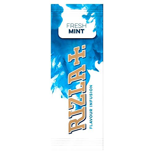 Rizla Fresh Mint Flavour - Tarjeta de sabor mentolado, caja de 25