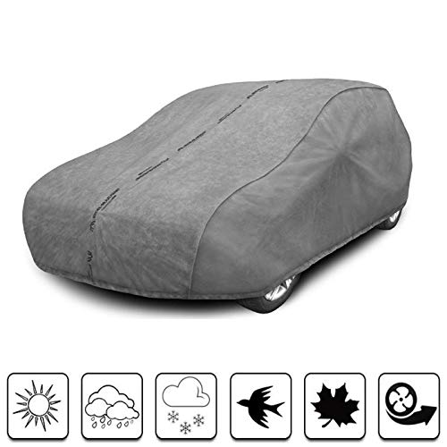 Road Club - Lona de protección para coche compatible con Fiat 850 Coupe (1965-1972), impermeable, transpirable y anti UV Road Club - Lona de protección para coche compatible con Fiat 850 Coupe (1965-1972), impermeable, transpirable y anti UV