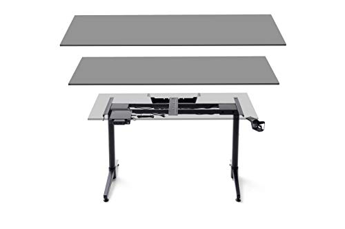 Robas Lund 40180GS3 Estructura de Escritorio Regulable en Altura, Negro, DX Racer 7 Robas Lund 40180GS3 Estructura de Escritorio Regulable en Altura, Negro, DX Racer 7