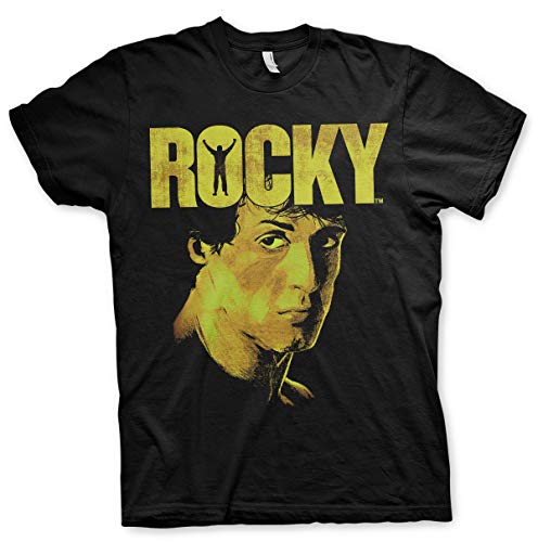 Rocky Balboa Sylvester Stallone Boxing 3 Oficial Camiseta para Hombre (X-Large)