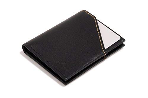 ROIK City - Cartera Delgada de Piel para Hombre, Color Black ROIK City - Cartera Delgada de Piel para Hombre, Color Black