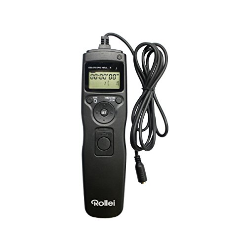 Rollei Cable de Liberación Remota Canon - LCD retroiluminado de fácil lectura y fácil de usar - Negro Rollei Cable de Liberación Remota Canon - LCD retroiluminado de fácil lectura y fácil de usar - Negro