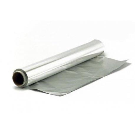 Rollo de papel aluminio industrial de 130 mts x 30 cms