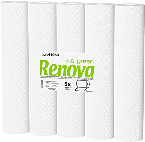Rollos de Camilla Renova - 5 rollos de 60m Rollos de Camilla Renova - 5 rollos de 60m