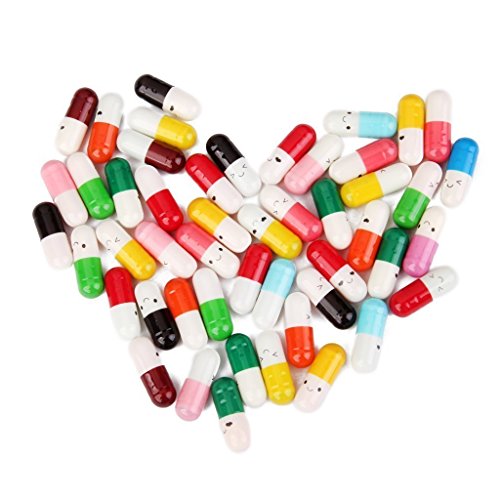 Romote 50 PC mensaje de una carta de la cápsula de la botella píldora lindo regalo Amistad Amor Color (envía al azar) Romote 50 PC mensaje de una carta de la cápsula de la botella píldora lindo regalo Amistad Amor Color (envía al azar)