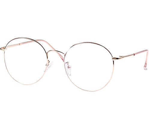 ROSA&ROSE Gafas para Ordenador Anti luz Azul - Gafas con Filtro de luz Azul bloqueo de luz azul Evita la Fatiga Ocular para Hombre y Mujer