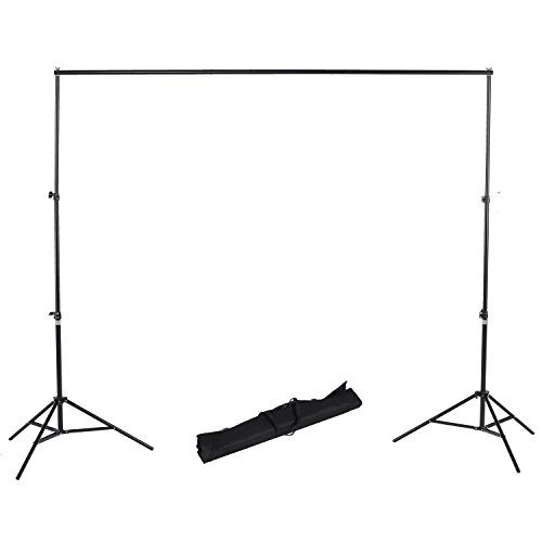 RPGT 2 x 2.8m Sistema de Soporte para Fondo de Estudio de Foto y Vídeo con Bolsa de Transporte 6.5 x 9' RPGT 2 x 2.8m Sistema de Soporte para Fondo de Estudio de Foto y Vídeo con Bolsa de Transporte 6.5 x 9'