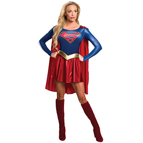 Rubies - Disfraz oficial de Supergirl (serie de televisión) para adultos, talla pequeña, rojo