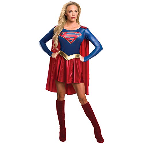 Rubies - Disfraz oficial de Supergirl (serie de televisión) para adultos, talla pequeña, rojo Rubies - Disfraz oficial de Supergirl (serie de televisión) para adultos, talla pequeña, rojo