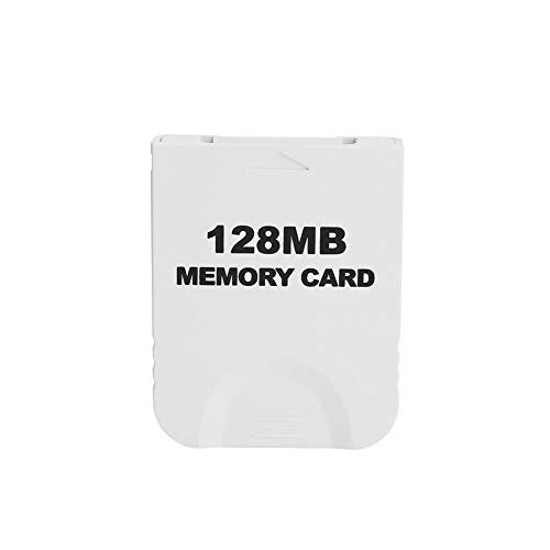 Ruitroliker Tarjeta de memoria de alta velocidad blanca de 128MB para la consola de videojuegos Wii NGC