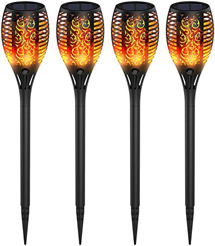 Ruyilam Llama Luz Solar de Exterior, 4 Pack Antorcha Luces Solares Inalámbricas Impermeables para Jardín, Terraza, Patio, Fiestas, Iluminación al Aire Libre, Encendido Apagado Automático Ruyilam Llama Luz Solar de Exterior, 4 Pack Antorcha Luces Solares Inalámbricas Impermeables para Jardín, Terraza, Patio, Fiestas, Iluminación al Aire Libre, Encendido Apagado Automático