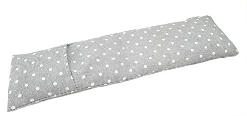 Saco térmico cervical de semillas de trigo con funda lavable 50x16cm (Topos gris) Saco térmico cervical de semillas de trigo con funda lavable 50x16cm (Topos gris)