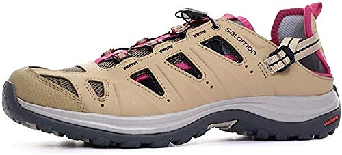 Salomon Ellipse Cabrio, Zapatillas de Senderismo Mujer, Marrón (Tiger S Eye/Vintage Kaki/Sangria 000), 37 1/3 EU Salomon Ellipse Cabrio, Zapatillas de Senderismo Mujer, Marrón (Tiger S Eye/Vintage Kaki/Sangria 000), 37 1/3 EU